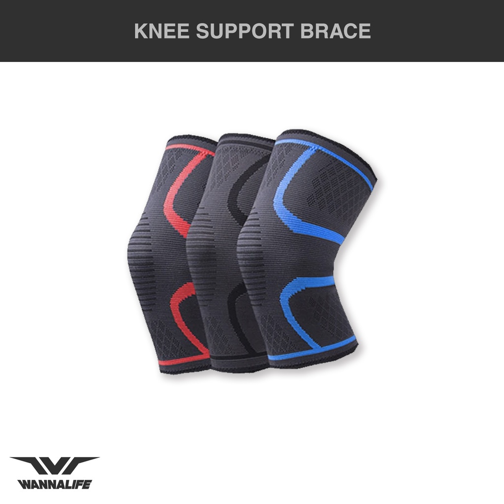 Jual Knee Support Brace Nylon Deker Lutut Knee Pad Pelindung Lutut ...