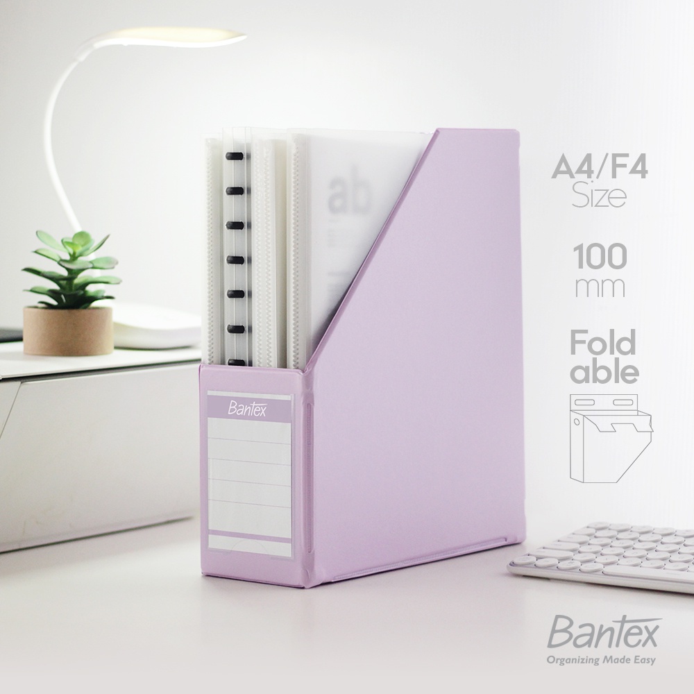 Jual Box File Bantex A Magazine File Folio Cm Warna Pastel Lilac Shopee Indonesia