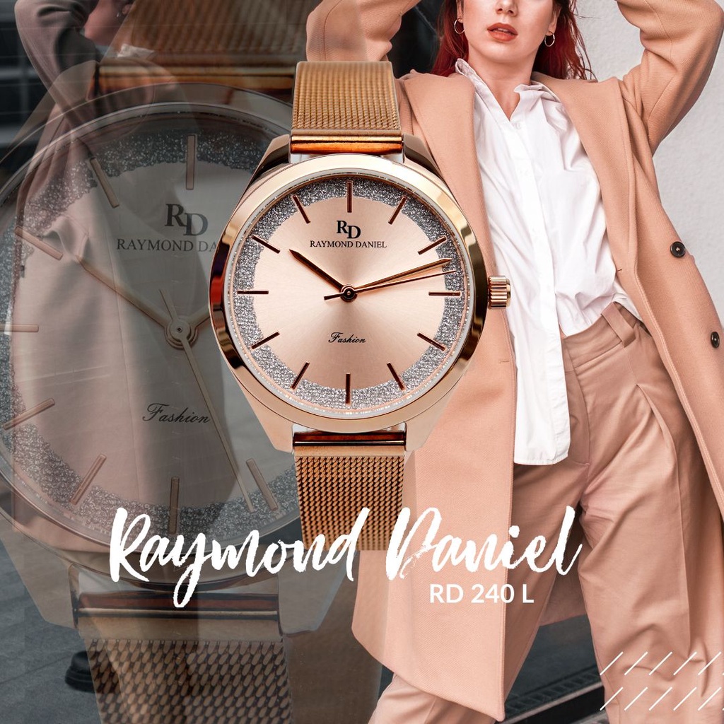 Jual Raymond Daniel RD 240 Jam Tangan Original Wanita All Stainless ...