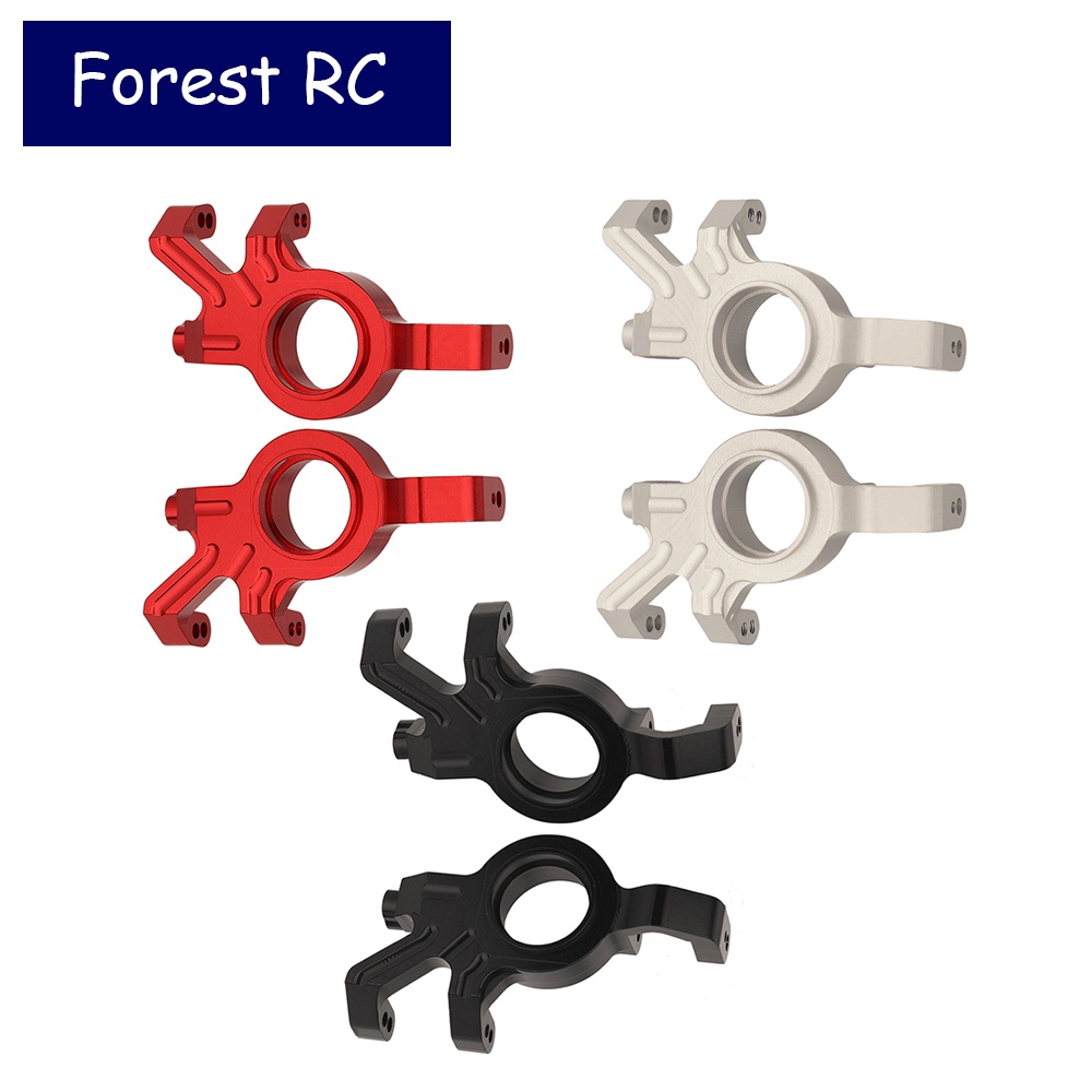 2pcs Aluminum Steering Hub Carrier Blocks Upgrade Parts For 1