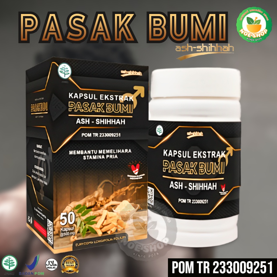 Jual Ekstrak Pasak-Bumi Ash-Shihhah 50 Kapsul Original Bpom | Shopee ...