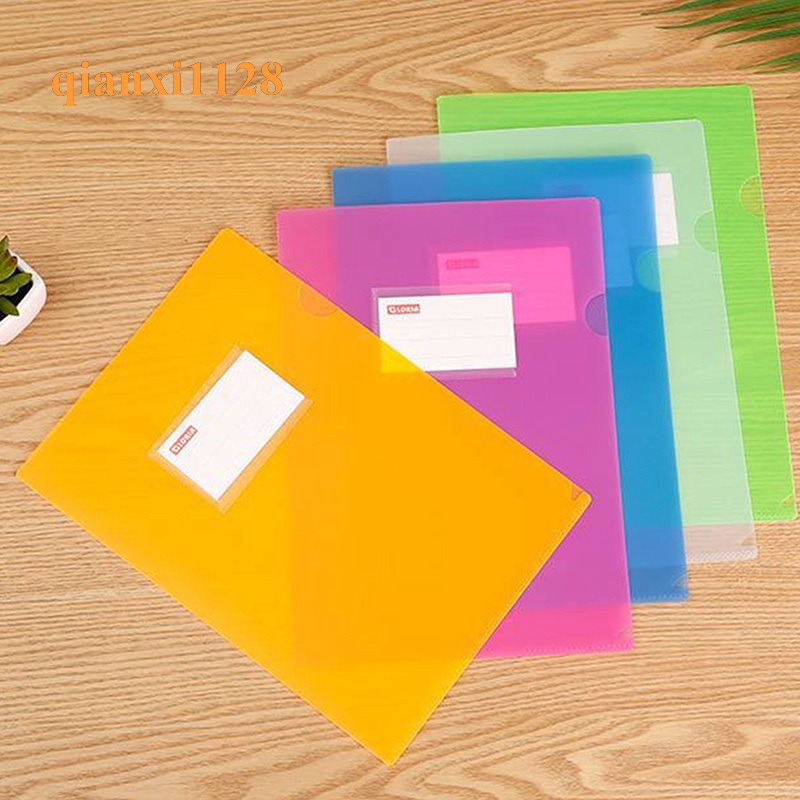 Jual Qianxi1128 File Folder Kantong Proyek Berwarna Bening Lengan ...