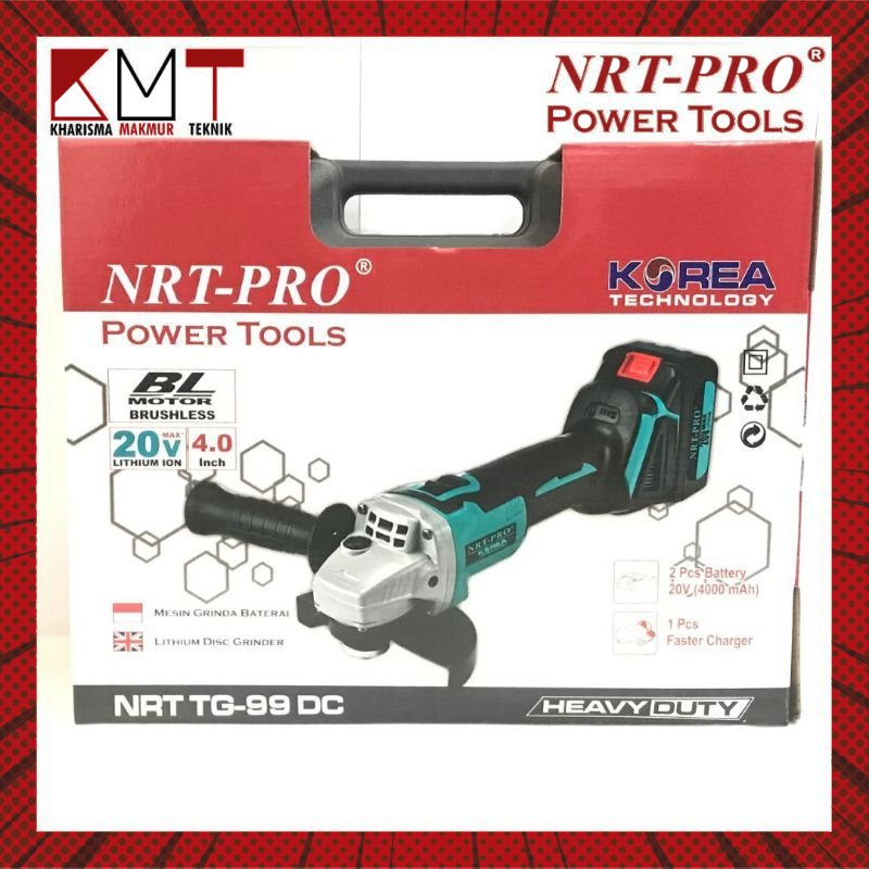 Jual Disc Gerenda Cordlesss Mesin Gerinda Baterai Brushless V Tg Dc Nrt Pro Shopee