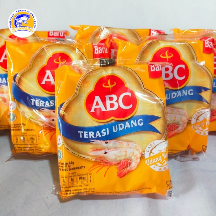 Jual Terasi Udang Abc 84 Gram Isi 20 Sachet 4 2gr Sachet Shopee