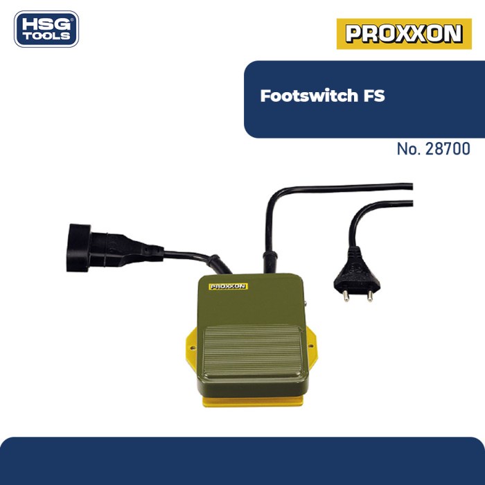 Jual PROXXON 28700 SWITCH PEDAL KAKI / SAKLAR INJAK FOOTSWITCH FS ...