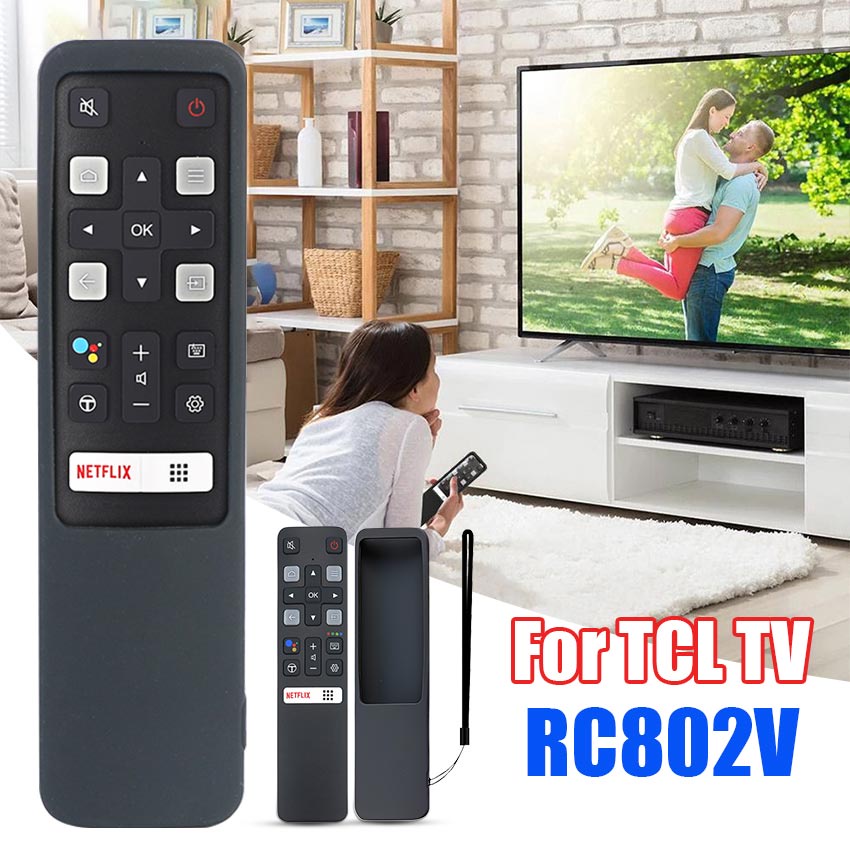Jual REMOT REMOTE TV TCL LED Netflix RC802V Smart Android /REMOT REMOTE ...