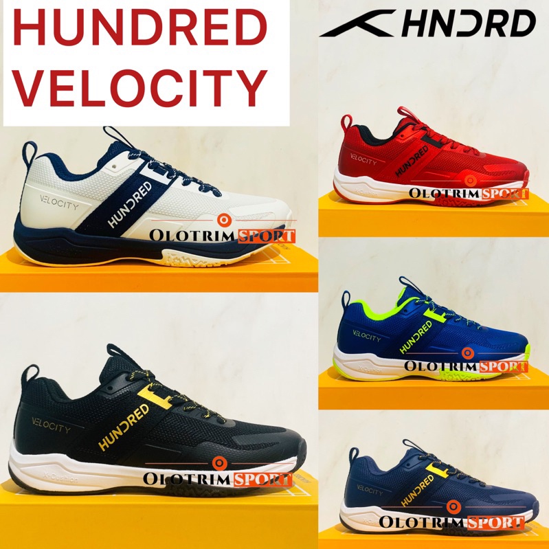 Jual Sepatu Badminton HUNDRED VELOCITY Hdrd Hndrd Original | Shopee ...