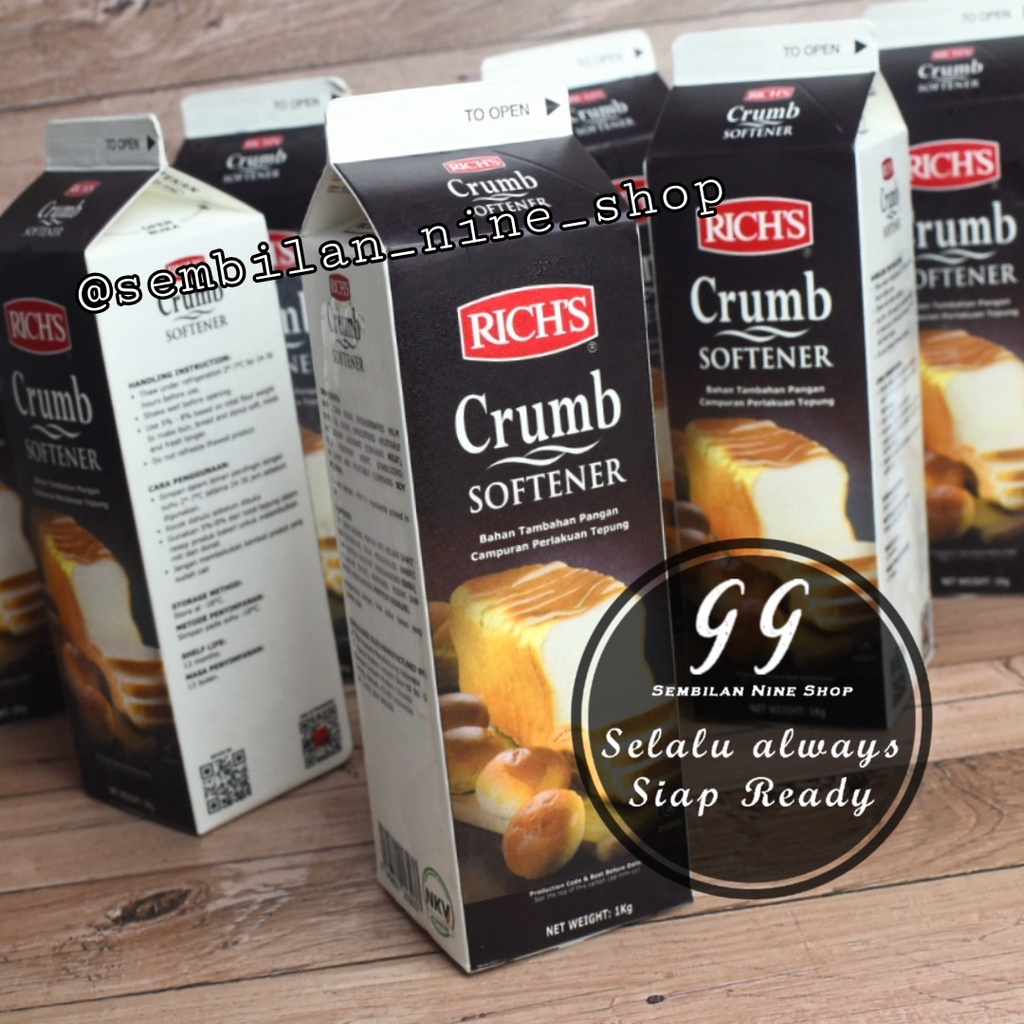 Jual Richs CRUMB SOFTENER 1 KG Rich's Pelembut Roti Soft Bread Rich ...