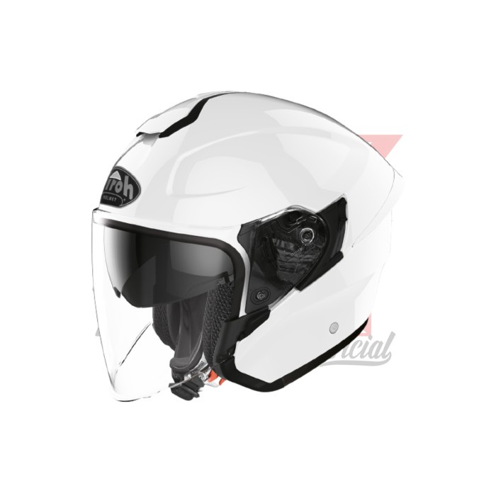 Jual HELM HALF FACE AIROH H20 COLOR JET WHITE Shopee Indonesia