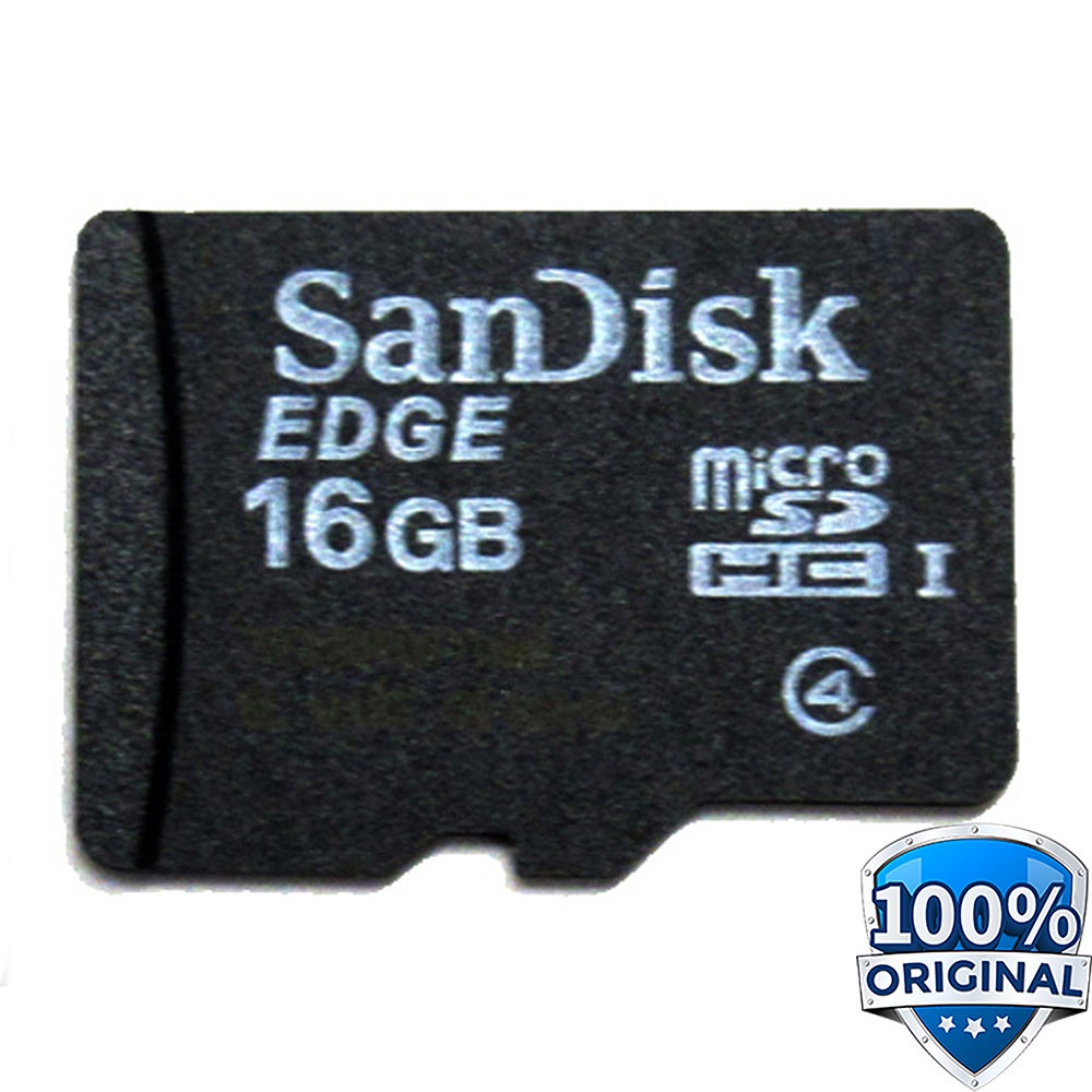 Jual SanDisk EDGE microSDHC Memory Cards Class 4 16GB - SDSDQAB-016G (BULK  PACKAGING) DOKTOR KOMPUTER | Shopee Indonesia