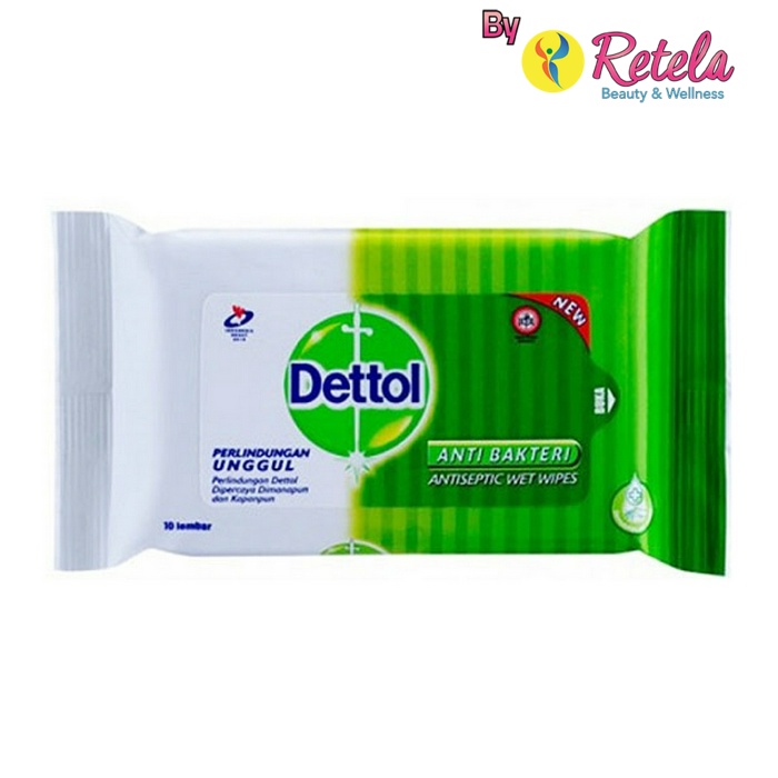 Jual Dettol Antiseptic Wet Wipes 10 Sachet Shopee Indonesia