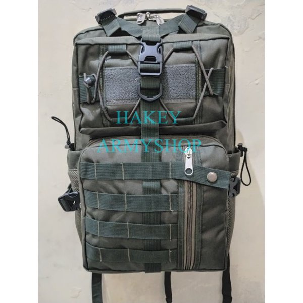 Jual Tas Ransel Libanon Hijau Hitam/Tas Army/Ransel Tactical | Shopee ...