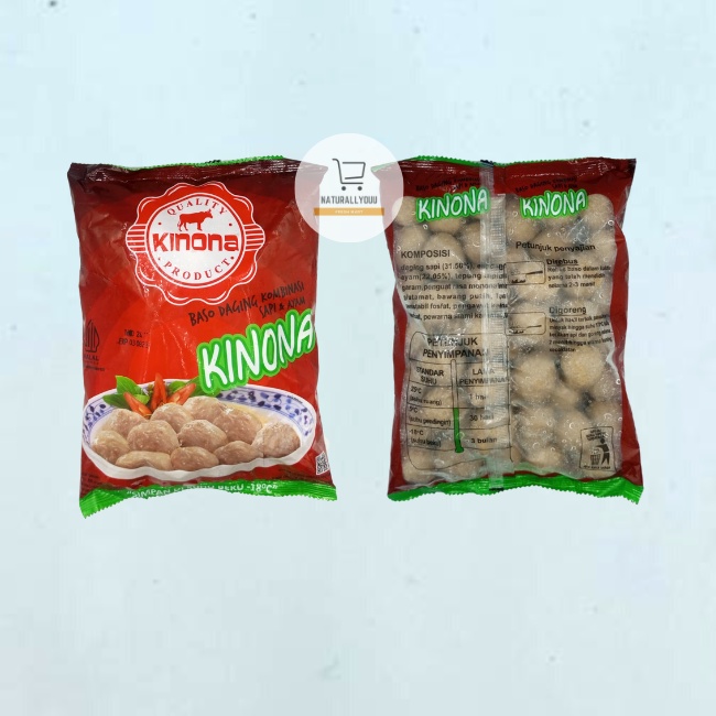 Jual Bakso Sapi Kinona isi 50butir / Baso Halus Halal Sapi Asli ...