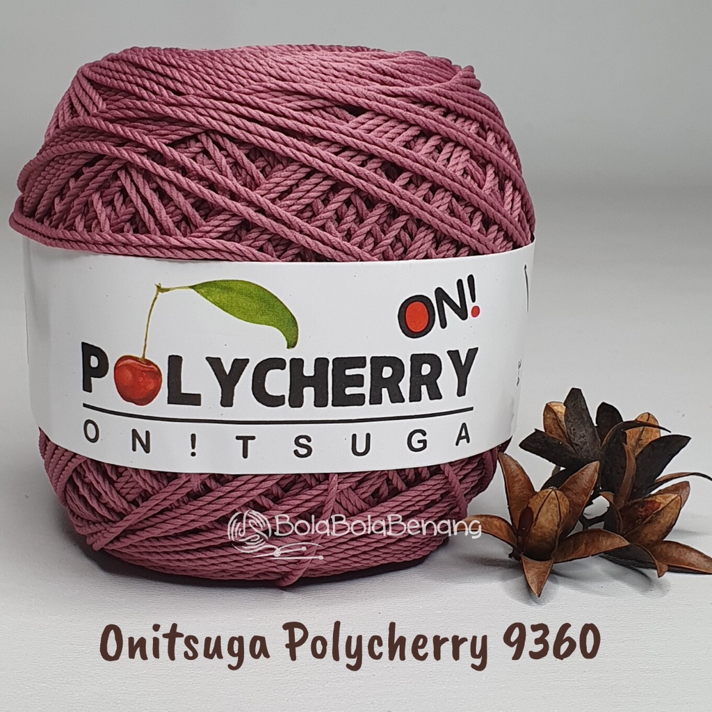 Jual Onitsuga PolyCherry - Benang Rajut | Shopee Indonesia