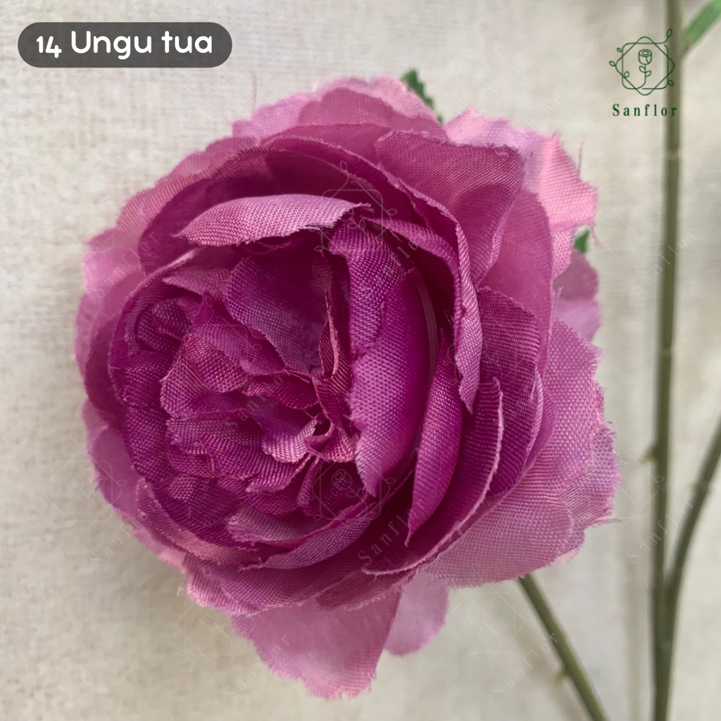 Jual Bunga Peony 3 cabang/Bunga Peony mini/Bunga peony Palsu | Shopee ...