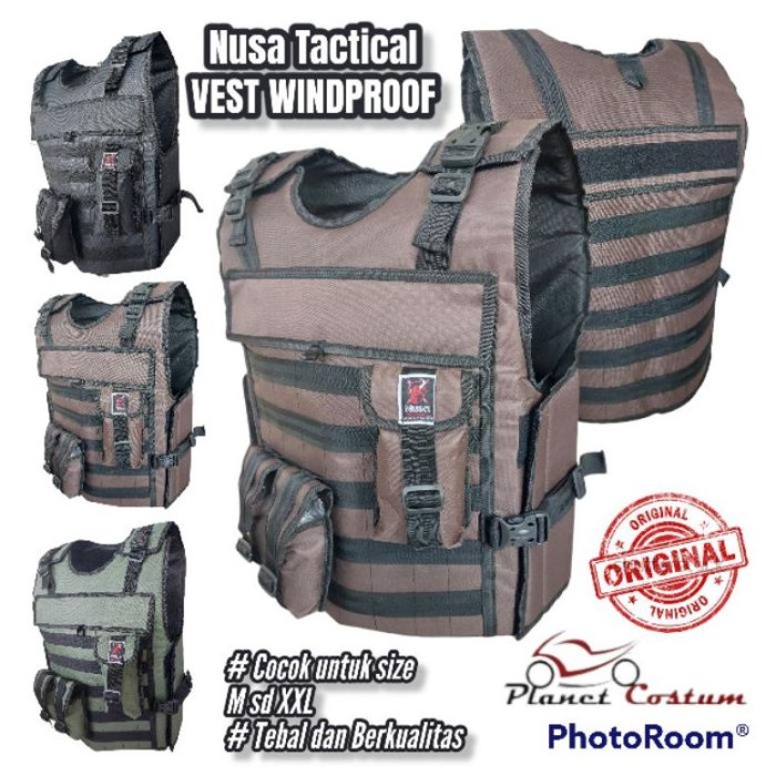 Jual Rompi Motor Nusa Tactical Vest Windproof iangin Oril | Shopee ...
