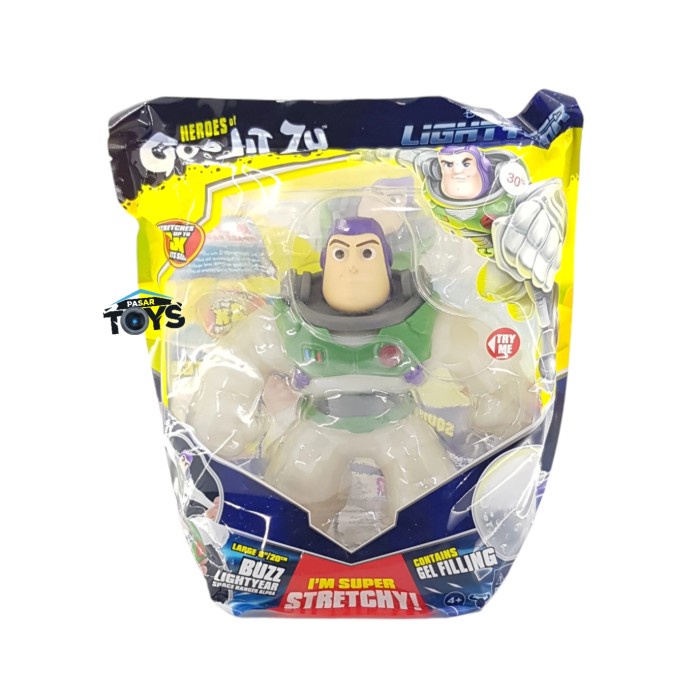 Heroes of Goo Jit Zu Buzz Lightyear Toy Story Figurine Stretchy