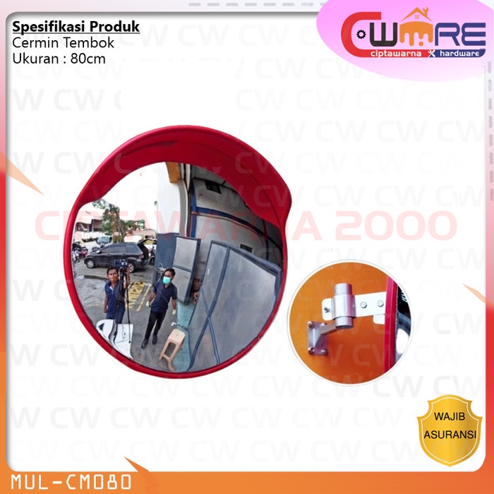 Jual Convex Mirror 80 Cm Kaca Cermin Cembung Simpang Jalan Tikungan