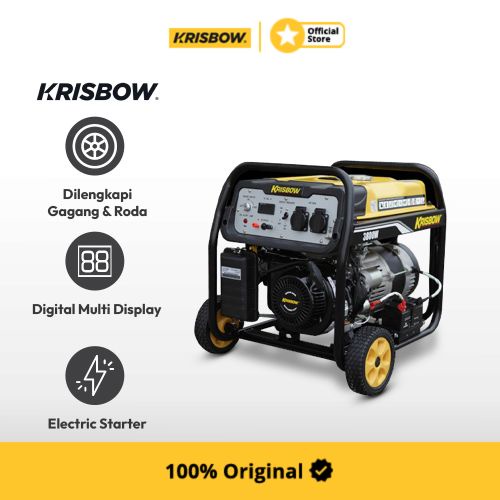 Jual Krisbow Genset Bensin 3800 W Krp38 | Shopee Indonesia