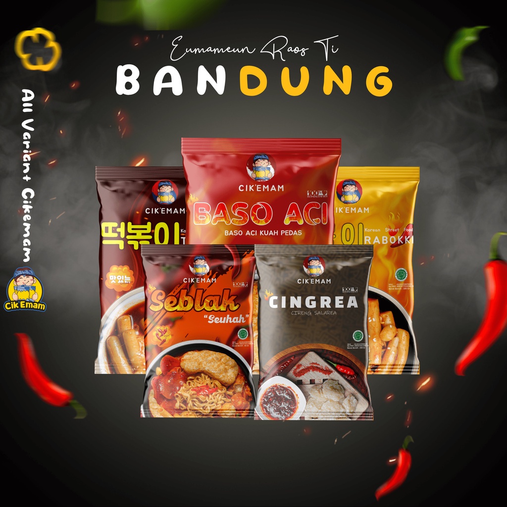 Jual Cik Emam Rabokki Topokki Baso Aci Original Korean Food Makanan