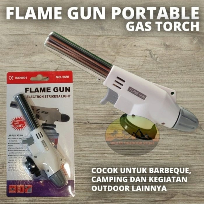 Jual Kepala Gas Torch Portabel Flame Gun Tembakan Api Gas Kaleng Alat Las Shopee Indonesia