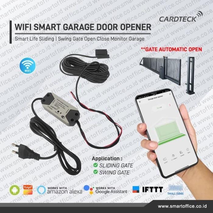 Jual Modul Smart Switch WiFi pembuka gerbang otomatis Sliding gate ...