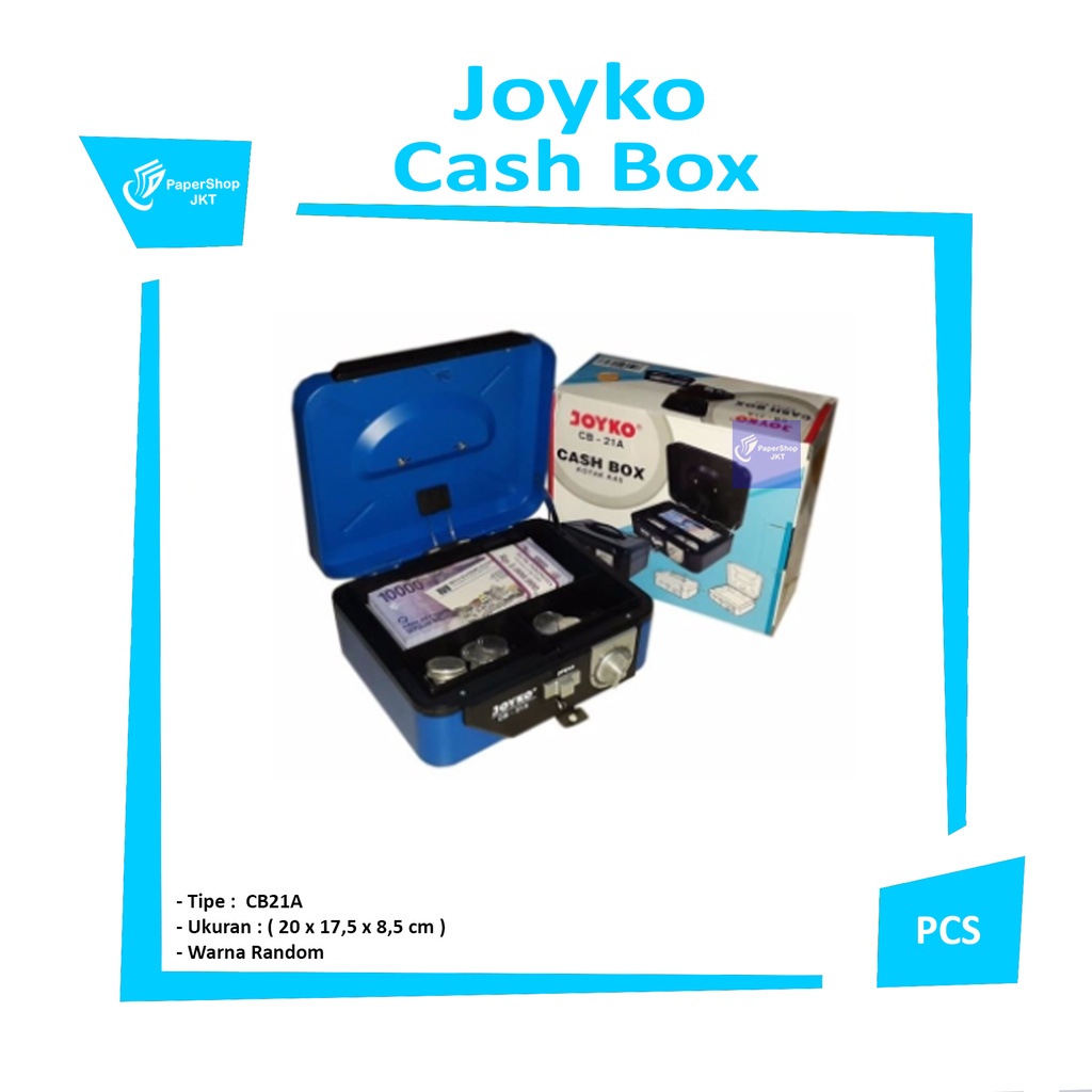 Jual JOYKO Cash Box CB21A (20 x 17,5 x 8,5 cm) Pcs Shopee Indonesia