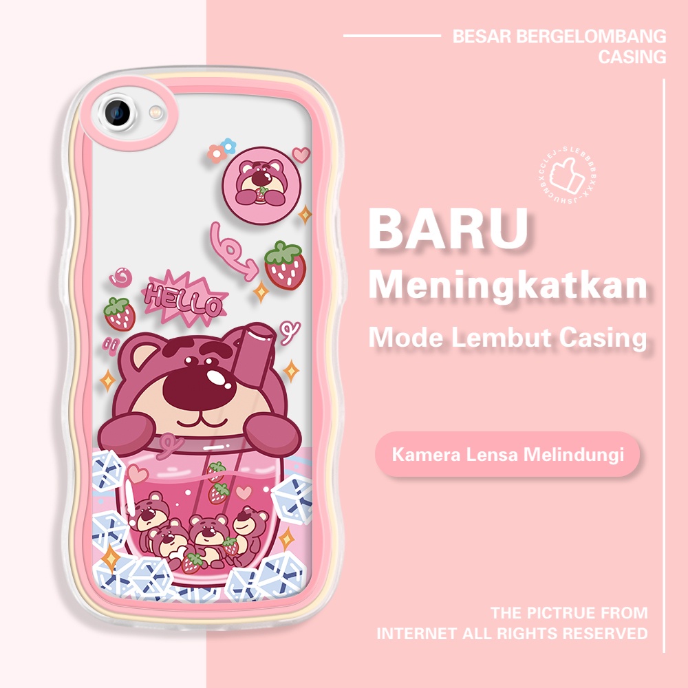 Vivo Y81 Y81i 1812 Untuk Phone Case Hp Casing Soft Handphone Milk Tea Lotso  Softcase Silikon Kesing Cassing