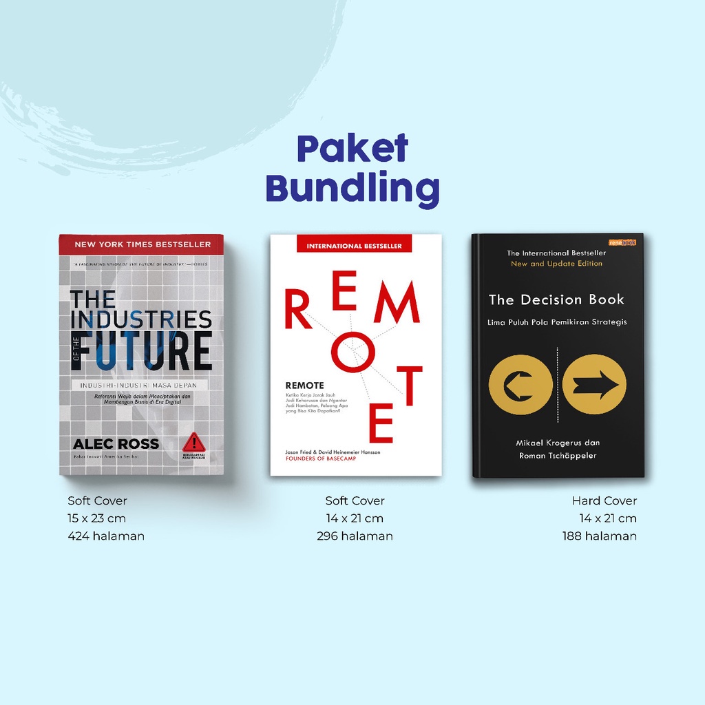 Industries　Jual　The　(2021)　The　Buku　BUNDLING:　Remote　Decision　Future　PAKET　Shopee　The　Buku　Indonesia　Book　Of　Buku　BD-091