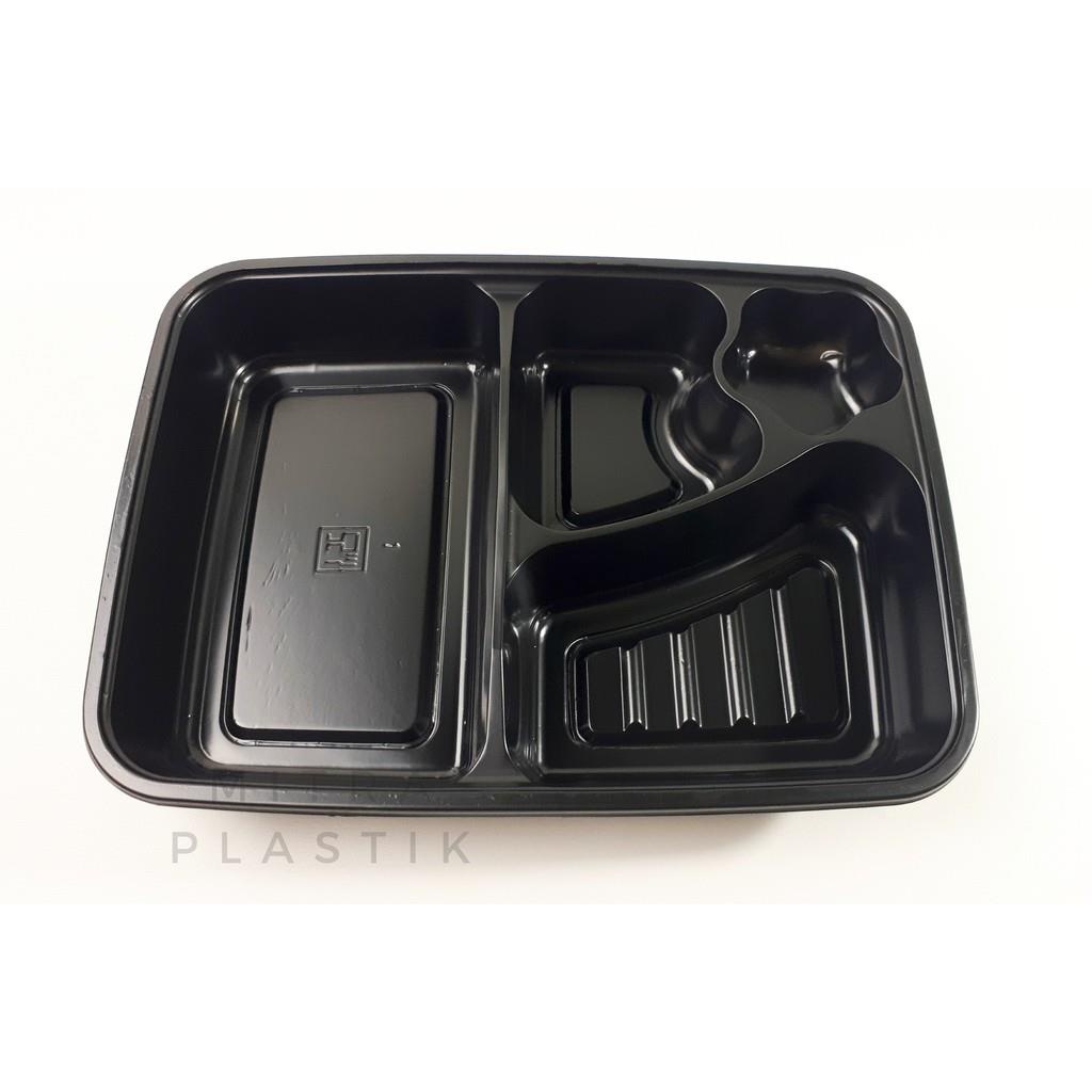 Jual Mika Bento Sekat Tray Kotak Box Hitam Bintang Tebal Isi Pcs Shopee Indonesia