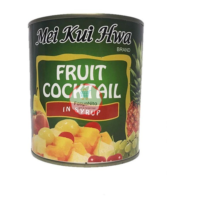 Jual Fruit Cocktail Canned Mei Kui Hwa Buah Campur Dalam Sirup 825gr