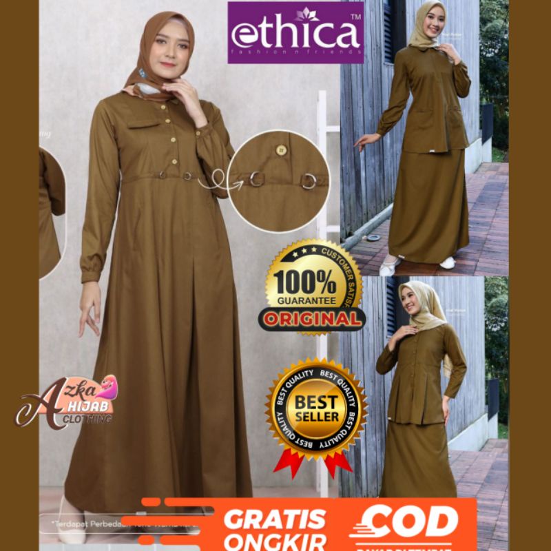 Jual DRESS / BAJU GAMIS WANITA ETHICA AYUMI UNIFORM 07 / GAMIS ETHICA