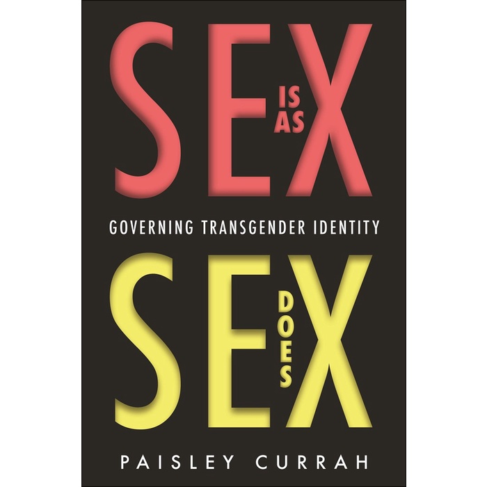 Jual Buku Import Sex Is As Sex Does Governing Transgender Identity