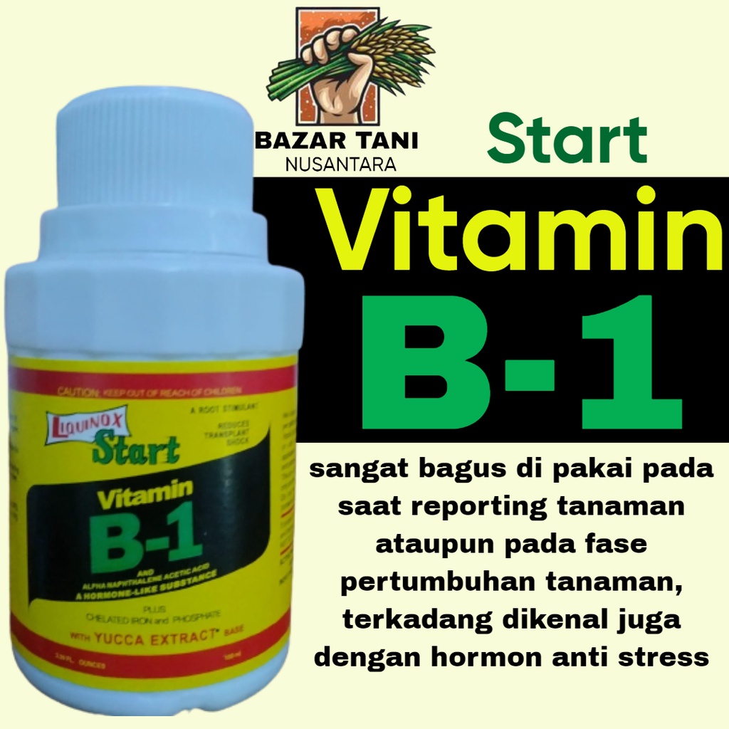 Jual Vitamin B1 Tanaman Liquinox Start 100 Ml Obat Tanaman Stres ...