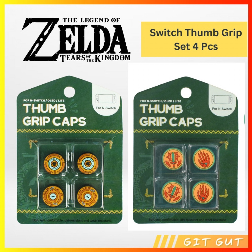 Jual Thumb Grip Joycon set 4 pcs Zelda Tears of The Kingdom Nintendo