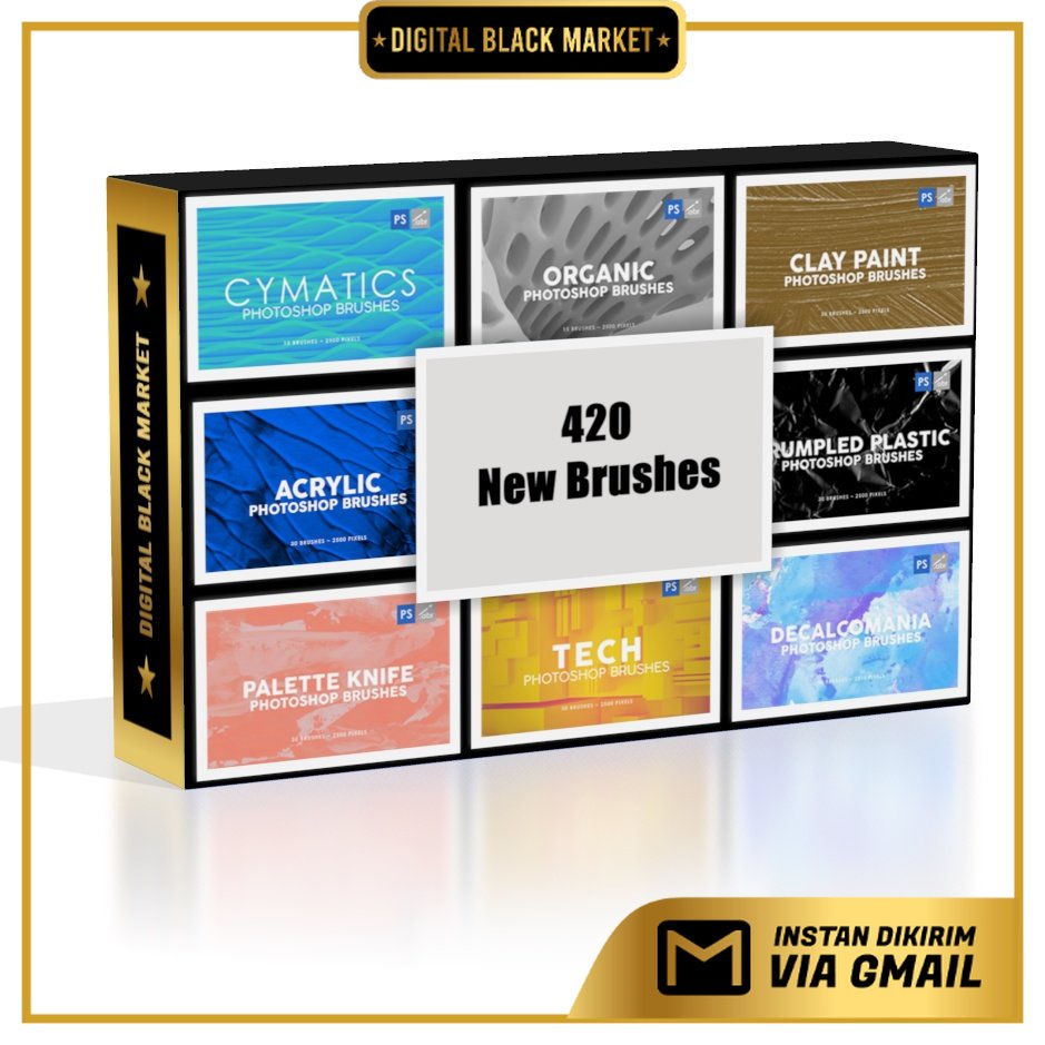 Jual 420 New Brushes Photoshop | Shopee Indonesia