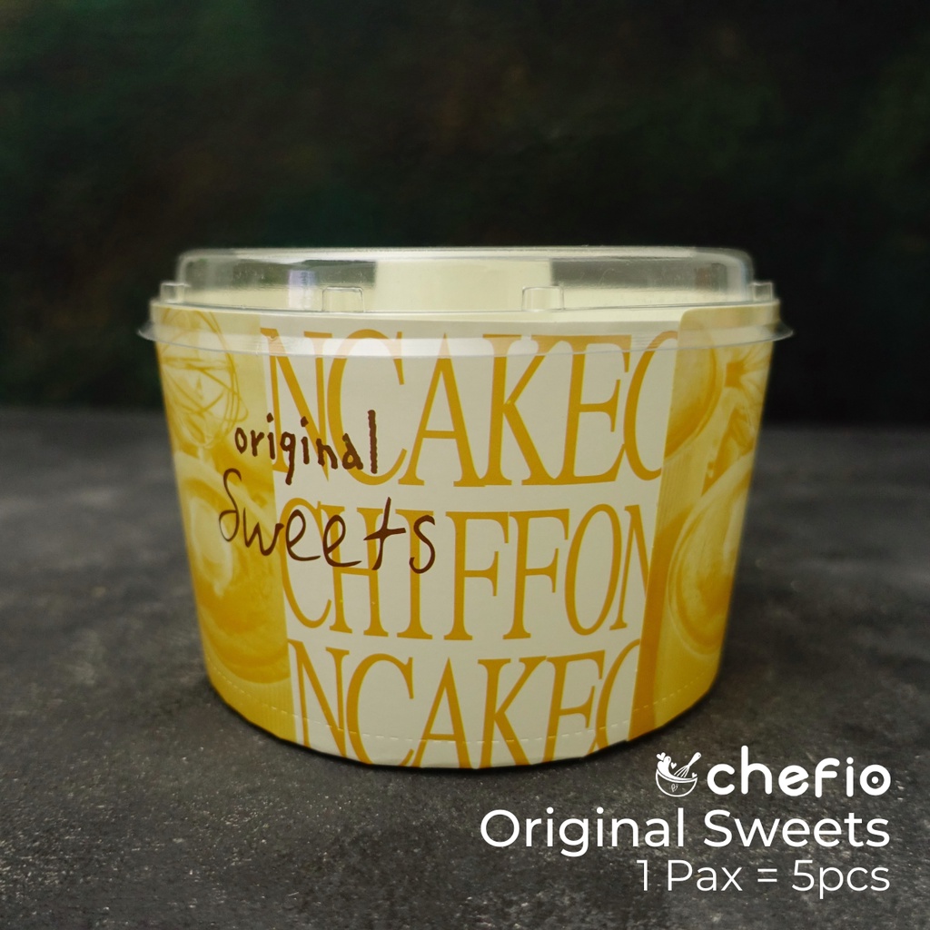 Jual Paper Cup Chiffon Case Loyang Chiffon Kertas Cetakan Kue Bolu Set ...