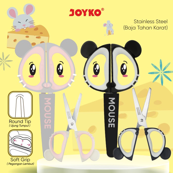 Jual Gunting Scissors Joyko SC-27 Mouse | Shopee Indonesia