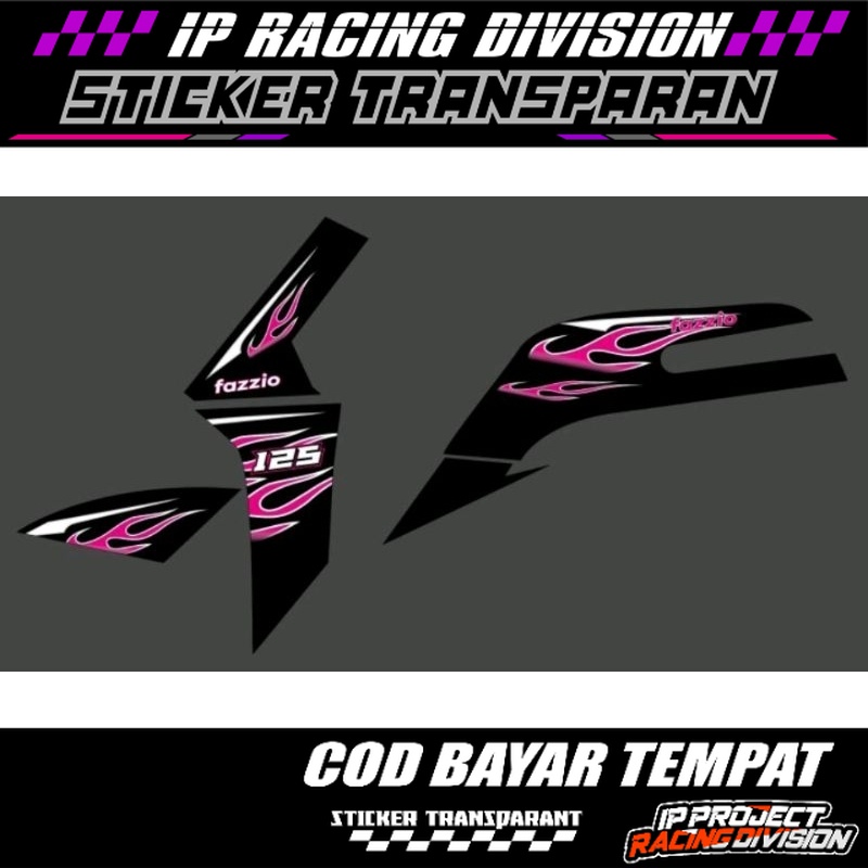 Jual STRIPPING STICKER FAZZIO MOTIF API TERBARU TRANSPARAN STRIPING ...