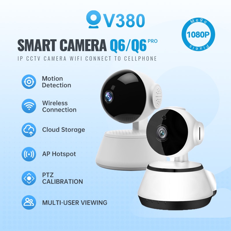 Jual Cctv Camera Wifi Smart Shaking Head Monitoring Camera White Wireless Intl Suport V