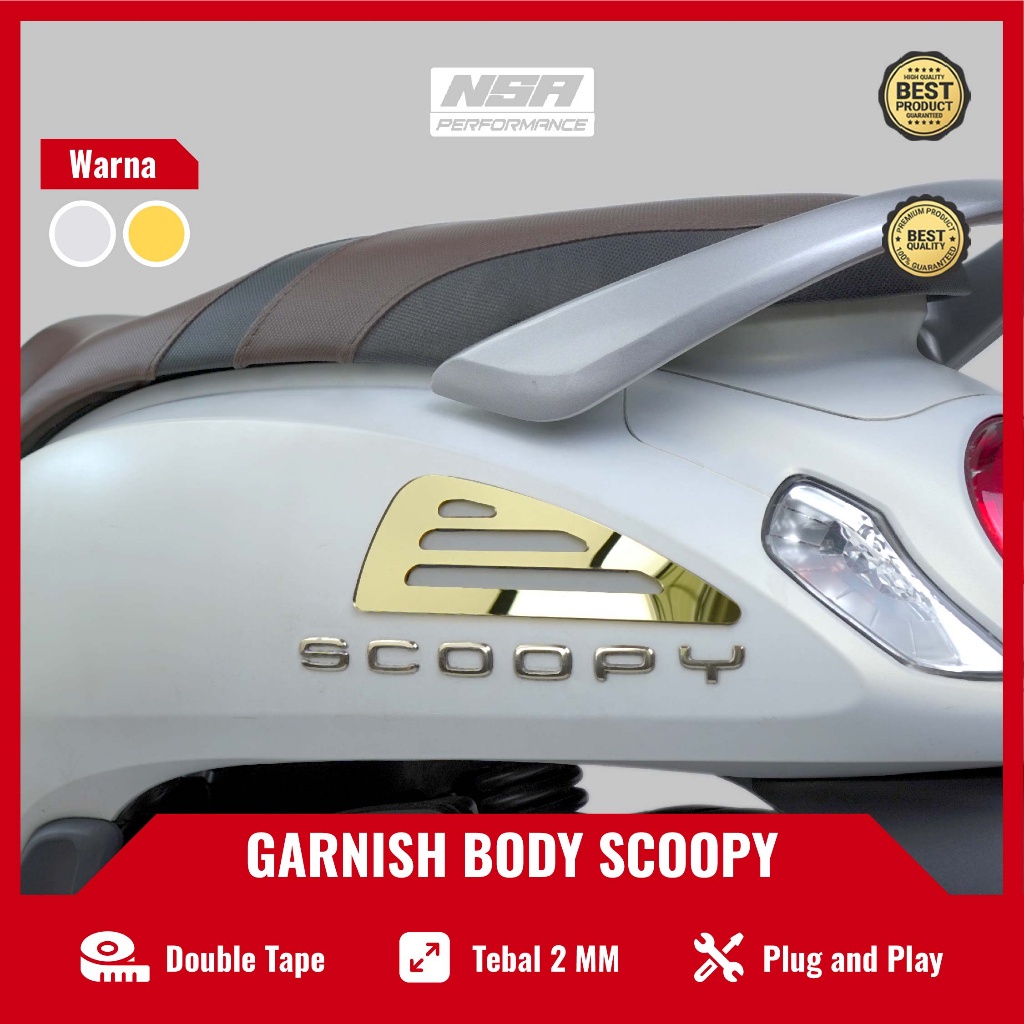 Jual Nsa Aksesoris Scoopy Garnish Body Samping All Scoopy Variasi Motor Keren Scoopi