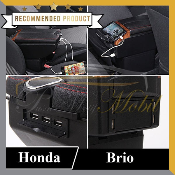 Jual Promo Armrest Box Usb Console Box Brio Mobilio Brv Versi Rendah Shopee Indonesia