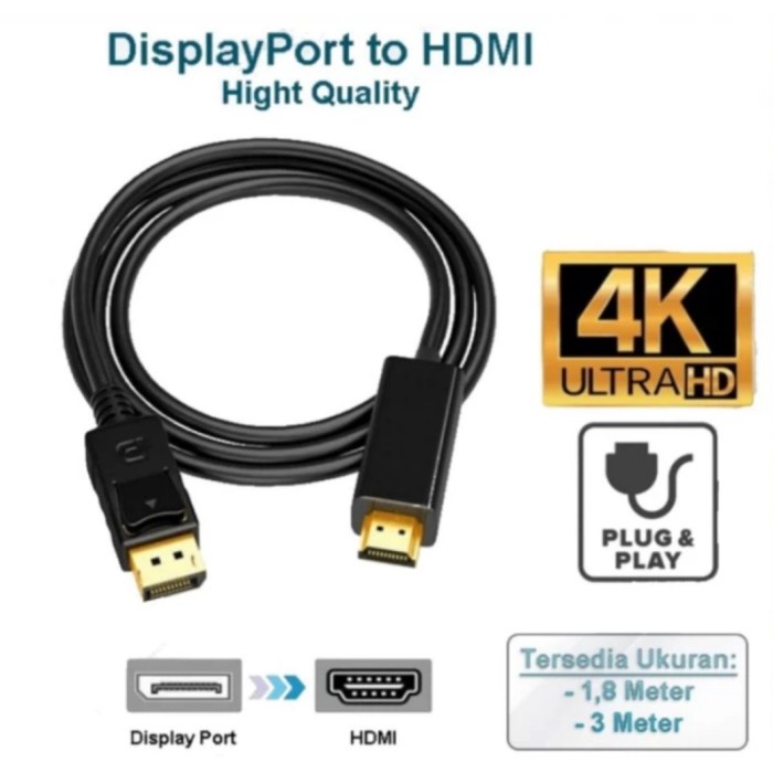 CAVO DISPLAYPORT REAGLE DP 1.4 8K 4K 144Hz 1M - Foto 7