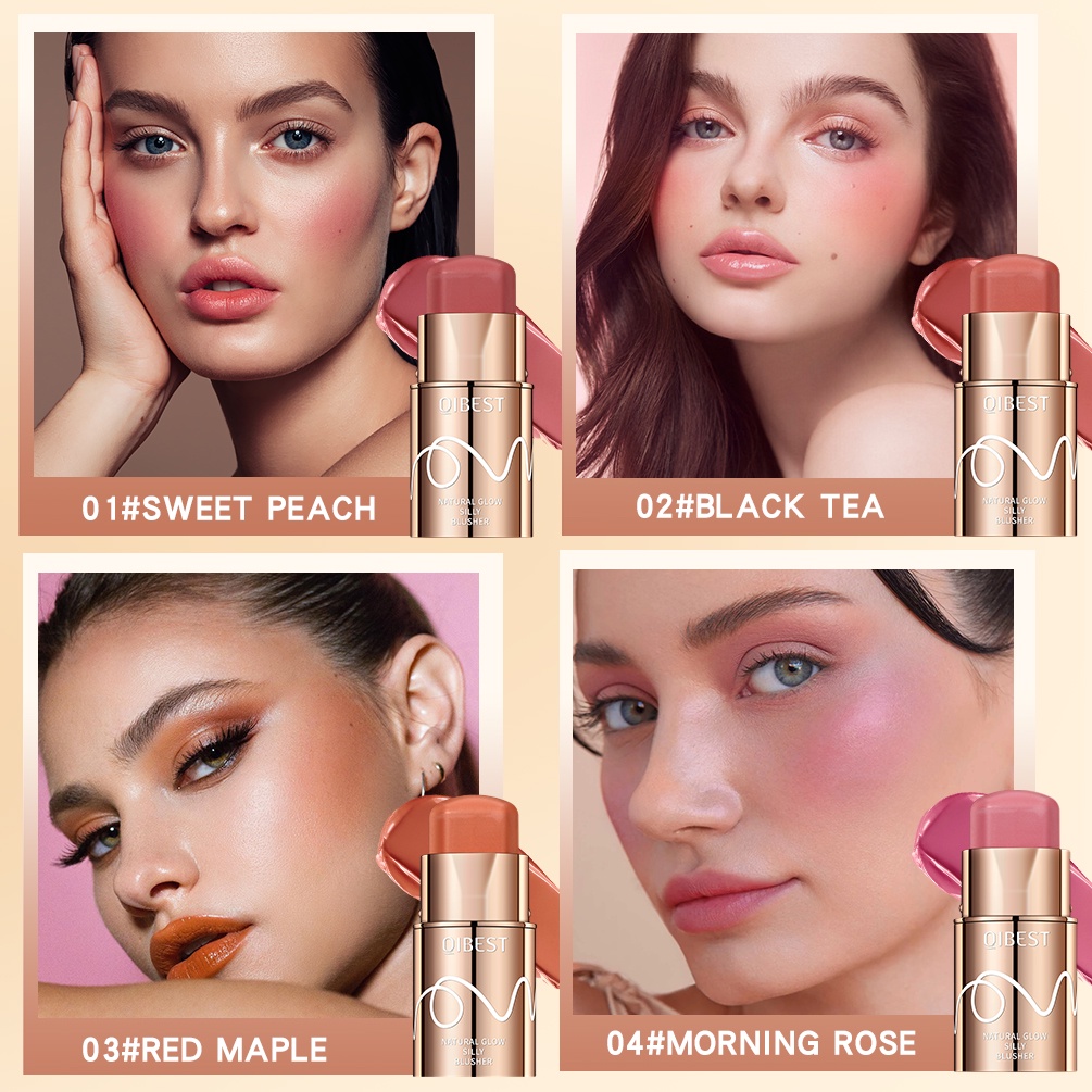 Jual Blush On Stick SIMOLLA 3in1 Blush,Lipstick,Eyeshadow Glossy and