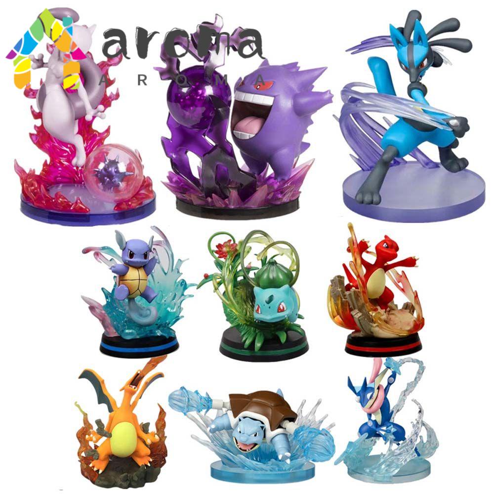 Jual Aroma Pokemon Figurine Miniatures Pvc Hiasan Rumah Pikachu Gk