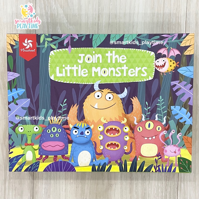 Jual Pinwheel Join The Little Monster Wipe Clean Flash Cards | Shopee ...