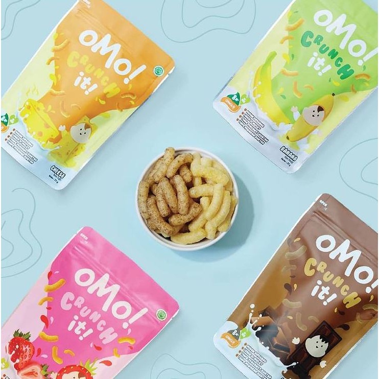Jual OMO Snack Crunch It 25gr / OMO Snack Sehat Organik MPASI | Shopee ...