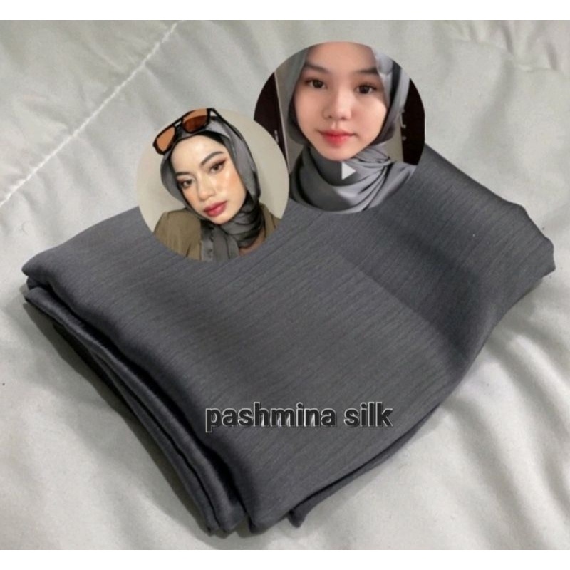 Jual Hijab Pashmina Silk Cardenza Malay Size 180x75/hijab Kerudung