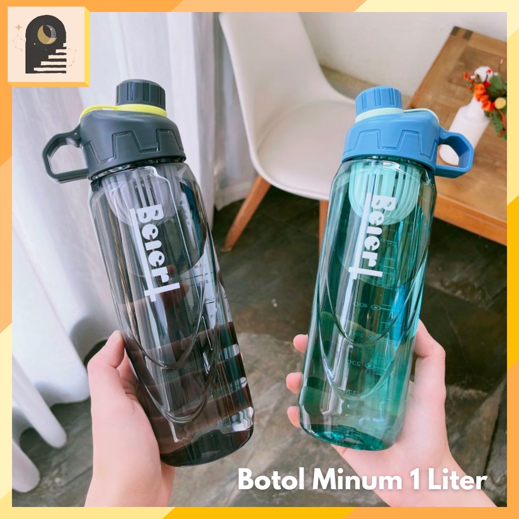 Jual Either.id - Botol Minum 1 Liter 1000ml Olahraga Kantor Sekolah ...