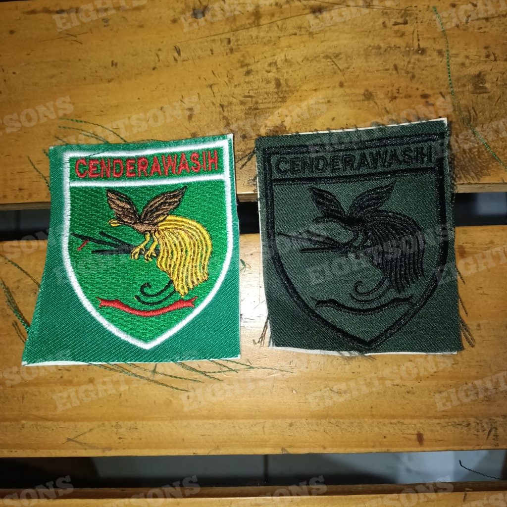 Jual Bordir Bed Badge Lambang PDL PDH Kodam Cendrawasih Tentara TNI AD ...